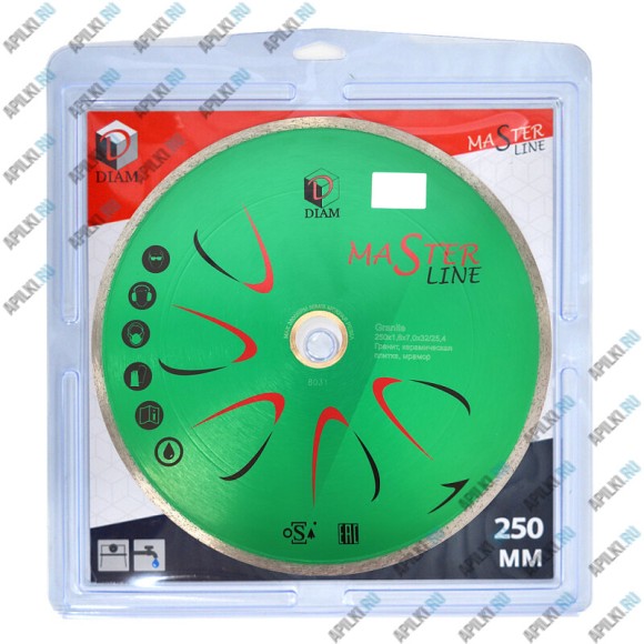 Алмазный диск 200 мм 1,6х7,0х25,4 Diam Granite Master Line 000242 Алмазный диск 200 мм 1,6х7,0х25,4 Diam Granite Master Line 000242