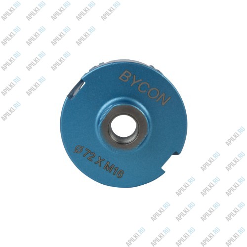 Алмазная коронка 72 мм 70хM16 Bycon для подрозетников Алмазная коронка 72 мм 70хM16 Bycon для подрозетников