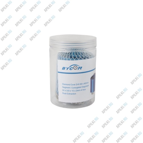 Алмазная коронка 68 мм 70хM16 Bycon для пылеудаления Алмазная коронка 68 мм 70хM16 Bycon для пылеудаления