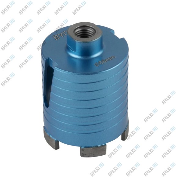 Алмазная коронка 68 мм 70хM16 Bycon для микроудара Алмазная коронка 68 мм 70хM16 Bycon для микроудара