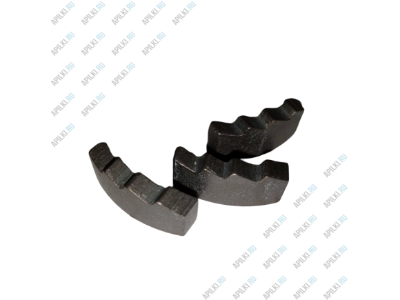 Алмазный сегмент 160-200 мм 24х4.5х12 SAW для коронок