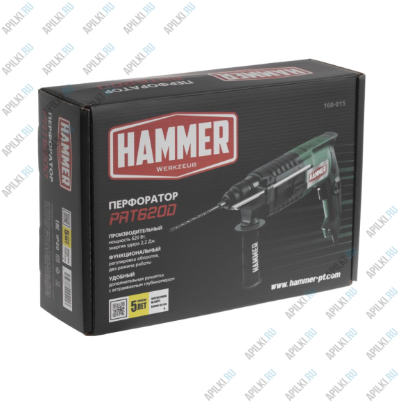 Перфоратор HAMMER PRT620D 160-015 Перфоратор HAMMER PRT620D 160-015