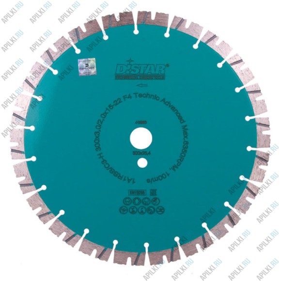 Алмазный диск 300 мм Technic Advanced DiStar 5D 14320347022