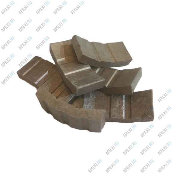 Алмазный сегмент 38-48 мм 16x3,0х10 DM Turbo для коронок