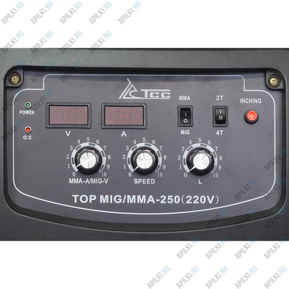 Сварочный полуавтомат TSS TOP MIG/MMA-250 022644 Сварочный полуавтомат TSS TOP MIG/MMA-250 022644