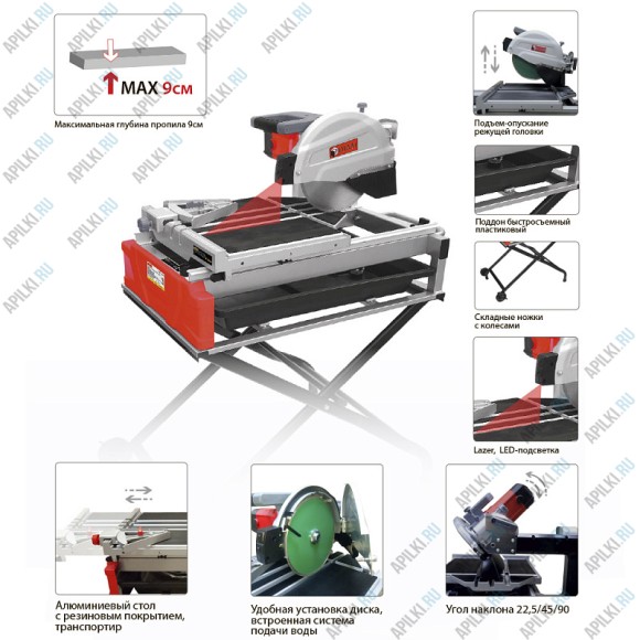 Камнерезный станок DIAM PLK-250/1.8 600101 Камнерезный станок DIAM PLK-250/1.8 600101