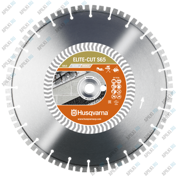 Алмазный диск 300 мм 20,0х25,4 Husqvarna ELITE-CUT S65 5798119-10