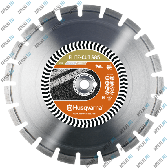 Алмазный диск 400 мм 20,0/25,4 Husqvarna ELITE-CUT S85 5798120-30