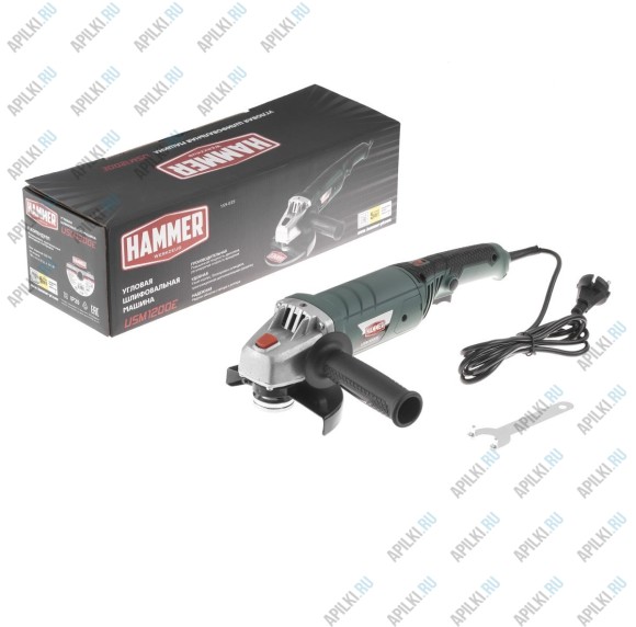 УШМ (болгарка) HAMMER USM1200E 159-035 УШМ (болгарка) HAMMER USM1200E 159-035