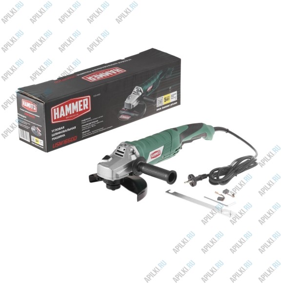 УШМ (болгарка) HAMMER USM1650D 159-040 УШМ (болгарка) HAMMER USM1650D 159-040