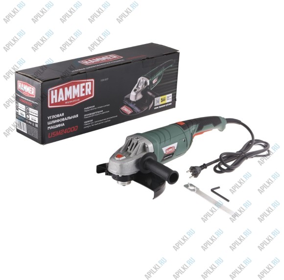 УШМ (болгарка) HAMMER USM2400D 159-037 УШМ (болгарка) HAMMER USM2400D 159-037