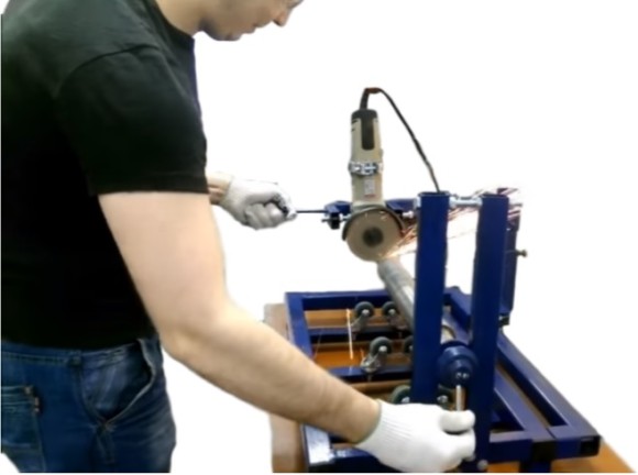 Отрезной стол для ремонта алмазных коронок Raider PS-600