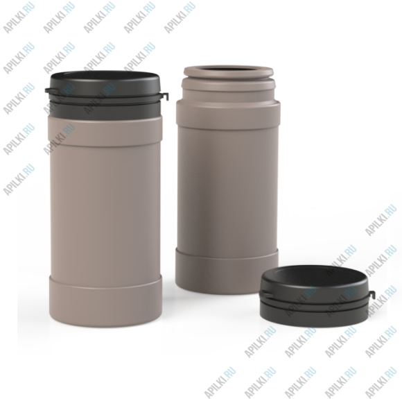 Банка пластиковая 100 мл с крышкой КПВ Банка пластиковая 100 мл с крышкой КПВ