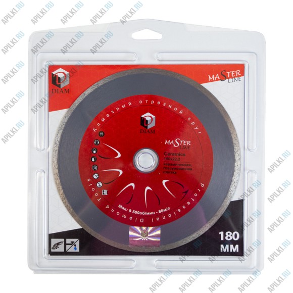 Алмазный диск 115 мм 1.6х5.0х22.23 Diam Ceramics Master Line 000213