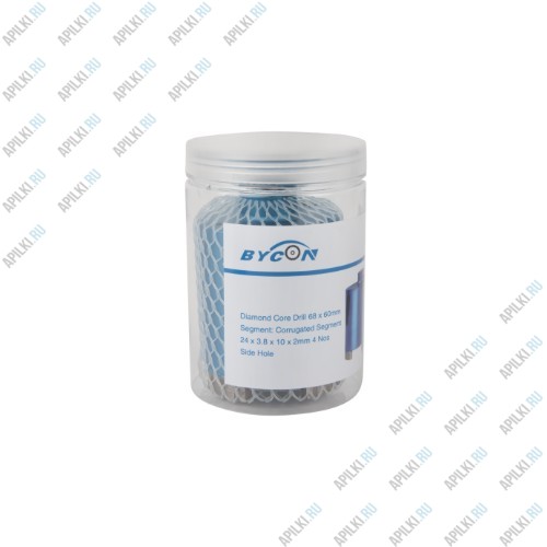 Алмазная коронка 68 мм 70хM16 Bycon для подрозетников