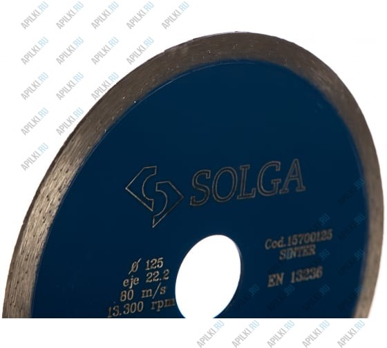 Алмазный диск 125х22.23 Solga Ceramic Marble 15700125 Алмазный диск 125х22.23 Solga Ceramic Marble 15700125