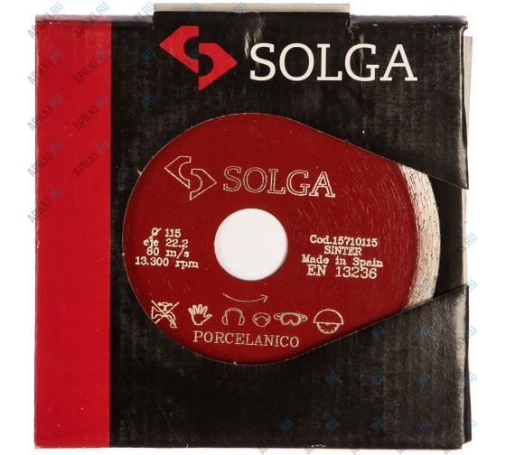 Алмазный диск 115х22.23 Solga Diamant Hard Ceramic 15710115